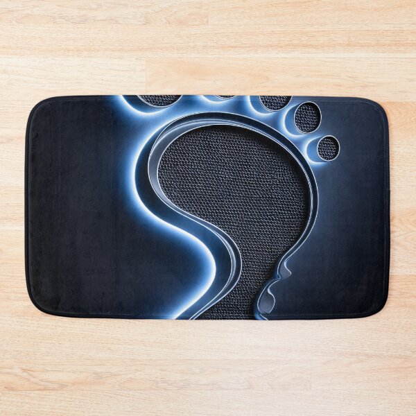 Item preview, Neon Footprint Glow designed and sold by Kaleidoscope Print.
