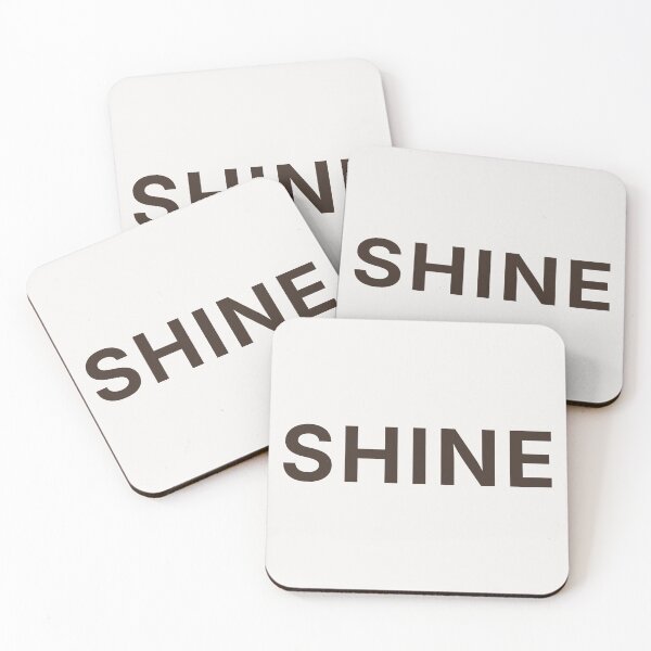 Item preview, SHINE — Soft Power Minimal Typography designed and sold by CHANCHANAI.