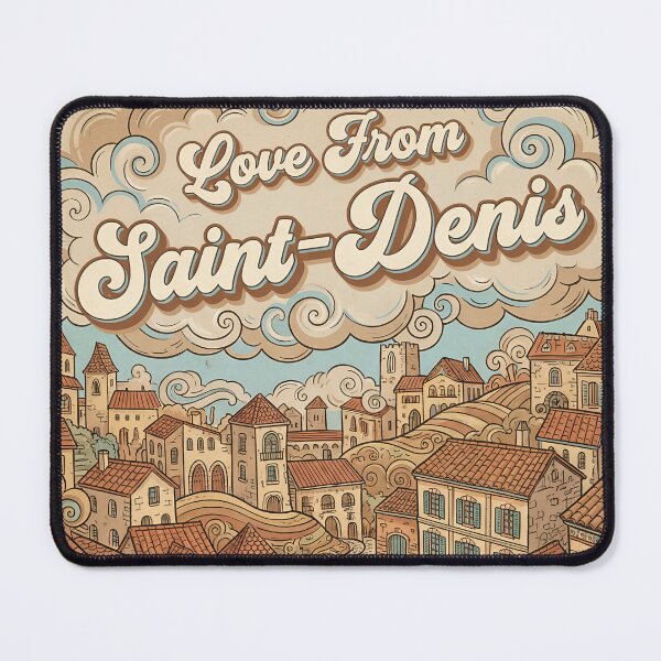 Item preview, Love From Saint-Denis City of France Vintage Art designed and sold by Witty Shirts.