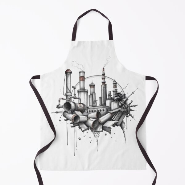 Item preview, Visualize Industrial Collapse Sticker designed and sold by MystiColo.