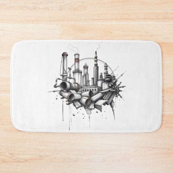 Item preview, Visualize Industrial Collapse Sticker designed and sold by MystiColo.