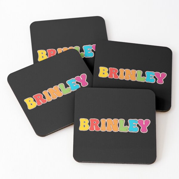 Item preview, ❤️ Brinley Personalized Name Wavy Retro Shirt, Coffee Mug, Sticker Gift designed and sold by HelixPedia.