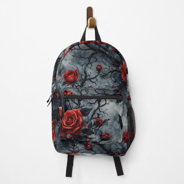 Item preview, Gothic Rose Bat Pattern designed and sold by Kaleidoscope Print.