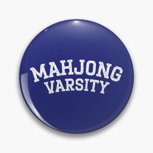 Item preview, Mahjong Varsity Seasoned Player Statement (Dark Version 2) designed and sold by teeworthy.