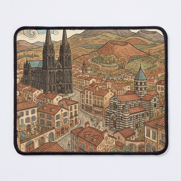 Item preview, Love From Clermont-Ferrand City of France Vintage Art designed and sold by Witty Shirts.