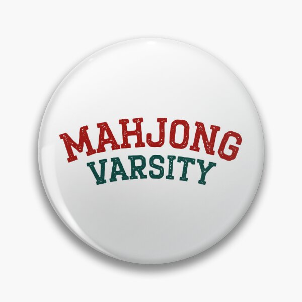 Item preview, Mahjong Varsity Seasoned Player Statement (Light Version 2) designed and sold by teeworthy.