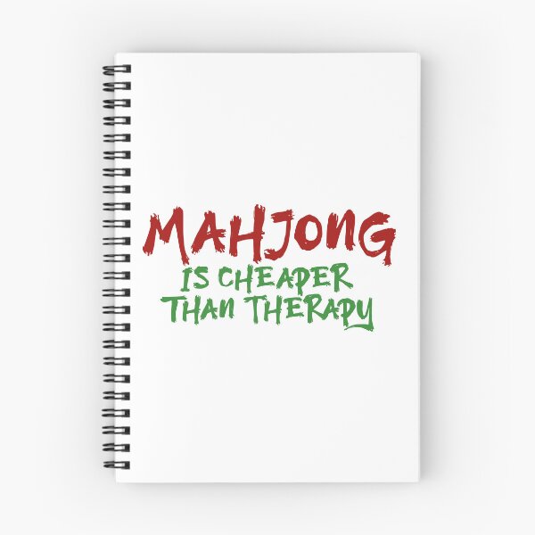 Item preview, Mahjong Is Cheaper Than Therapy (Light Version) designed and sold by teeworthy.