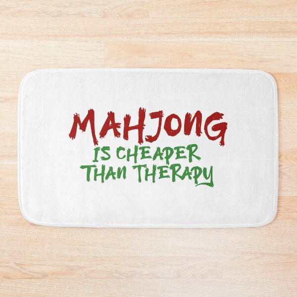 Item preview, Mahjong Is Cheaper Than Therapy (Light Version) designed and sold by teeworthy.