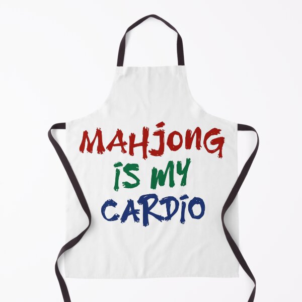 Item preview, Mahjong is my Cardio Tabletop Humor Quote (Light Version) designed and sold by teeworthy.