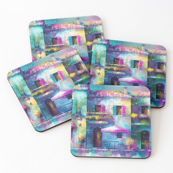 Item preview, Pastel Courtyard of Quiet Evenings designed and sold by NeoNebulaArt.