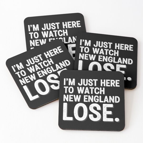Item preview,  I´m Just Here to Watch New England Lose. designed and sold by Meryem Mamouni.