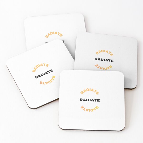 Item preview, Retro Aesthetic RADIATE Positivity Typography designed and sold by Minimusestudio-.
