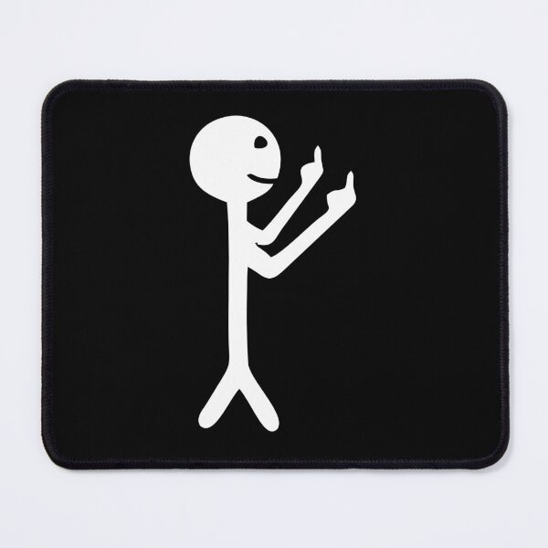 Item preview, Middle Finger Stick Figure - Funny Adult Humor designed and sold by novelliamaera.