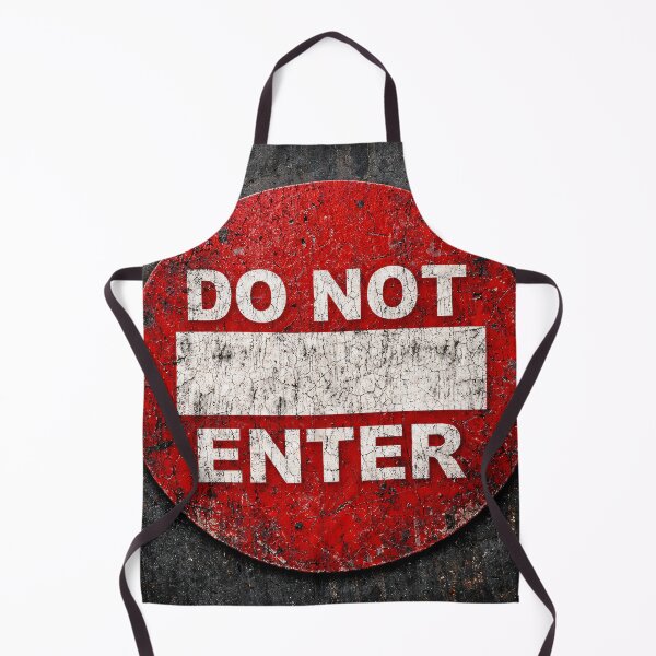 Item preview, Do Not Enter Grunge Sign designed and sold by Kaleidoscope Print.