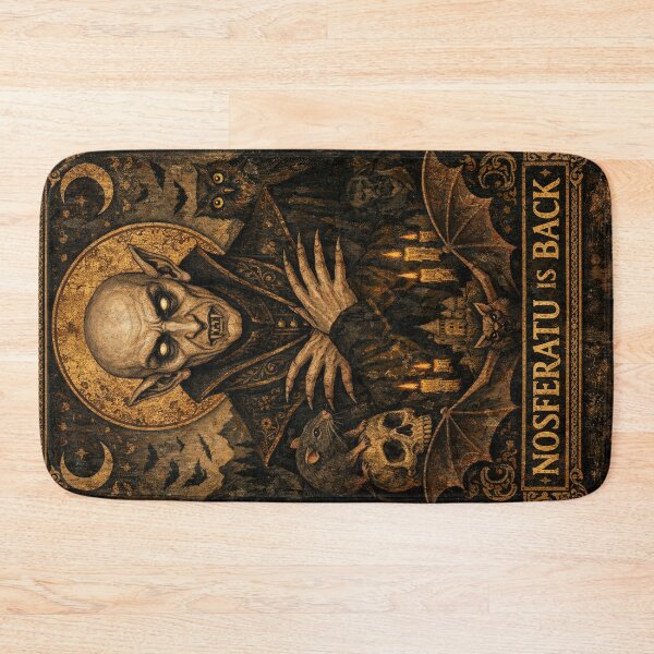 Item preview, Nosferatu is Back – Gothic Vampire Illustration Art designed and sold by Arte Cartoon From TagTeam Group.