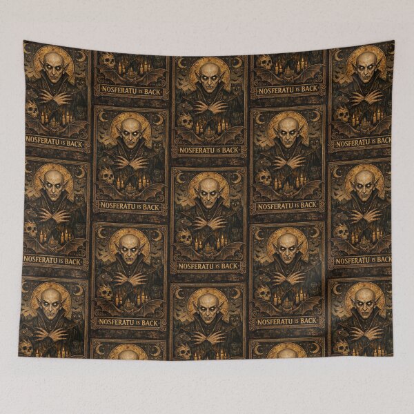Item preview, Nosferatu is Back – Gothic Vampire Illustration Art designed and sold by Arte Cartoon From TagTeam Group.