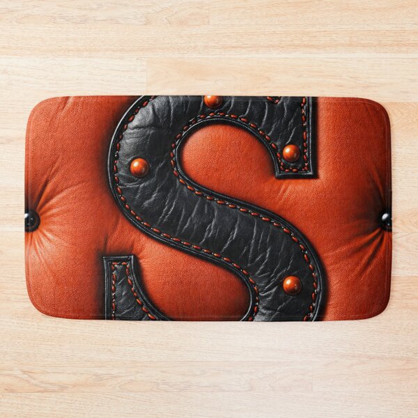 Item preview, Leather Letter S Monogram designed and sold by Kaleidoscope Print.