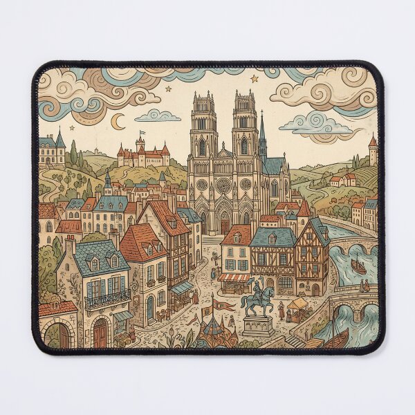 Item preview, Love From Orléans City of France Vintage Art designed and sold by Witty Shirts.