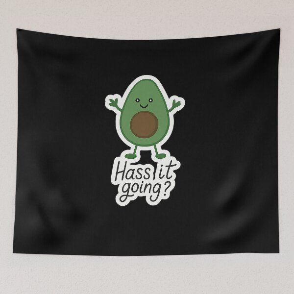 Item preview, Hass It Going Avocado Pun designed and sold by enfcvwxhpuq66.