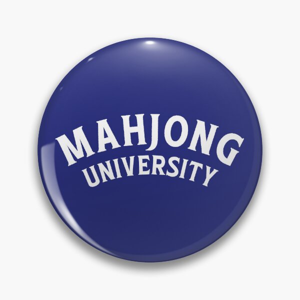 Item preview, Mahjong University Funny Player Statement (Dark Version) designed and sold by teeworthy.