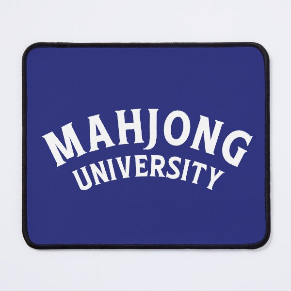 Item preview, Mahjong University Funny Player Statement (Dark Version) designed and sold by teeworthy.
