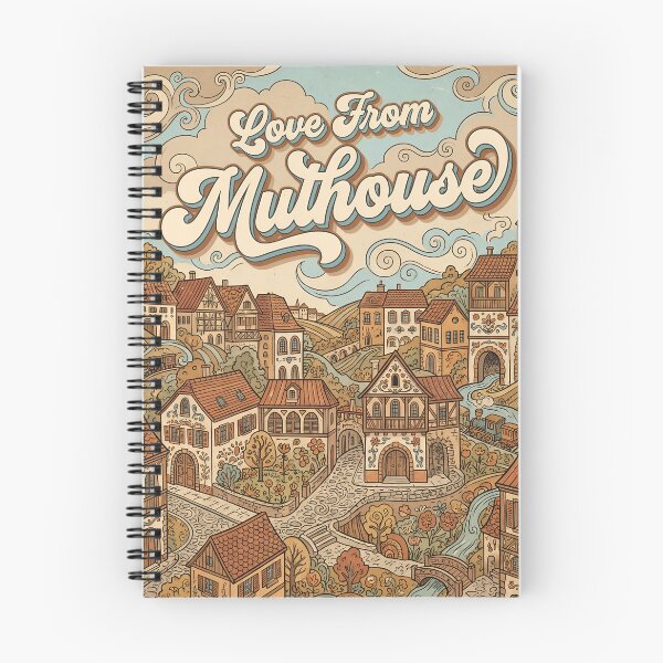 Item preview, Love From Mulhouse City of France Vintage Art designed and sold by Witty Shirts.