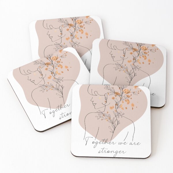 Item preview, Stronger Together Minimalist Feminine Illustration designed and sold by KAT-STUDIO.