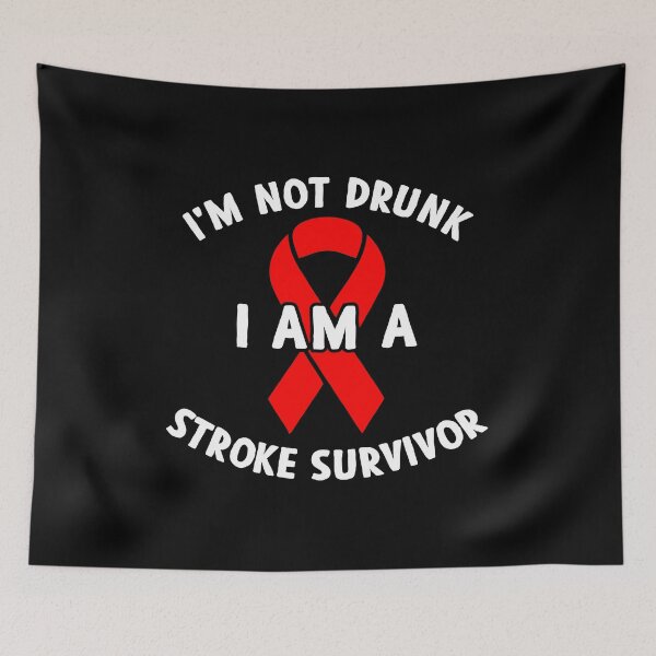 Item preview, I'm Not Drunk I Am A Stroke Survivor - Funny Stroke Survivor Gift designed and sold by kafferahelma.