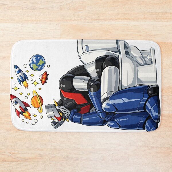 Item preview, Mazinger Z Thinking on the Toilet – Funny Anime Fanart designed and sold by Arte Cartoon From TagTeam Group.