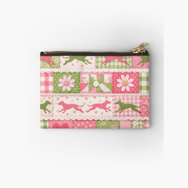 Item preview, Sweet girly greyhound patchwork pattern  designed and sold by Roxburylane.