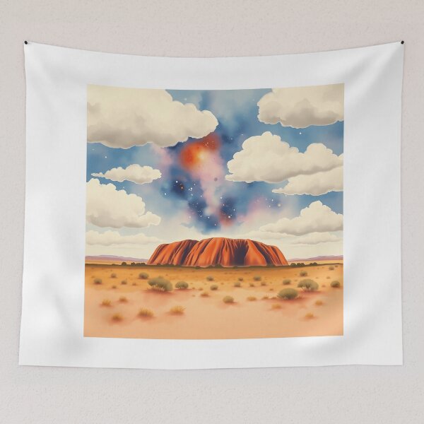 Item preview, Watercolor Galaxy Uluru designed and sold by sharon1210.