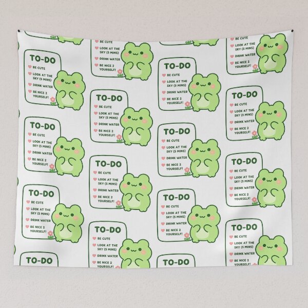 Item preview, Frog to-do list  designed and sold by Kimicute.