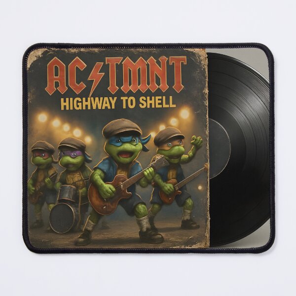Item preview, Album Cover Parody: AC/TMNT Highway to Shell designed and sold by MatureProcure.