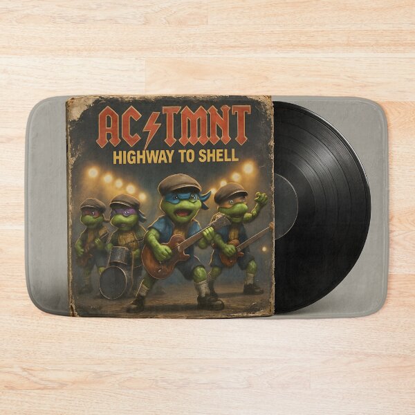 Item preview, Album Cover Parody: AC/TMNT Highway to Shell designed and sold by MatureProcure.