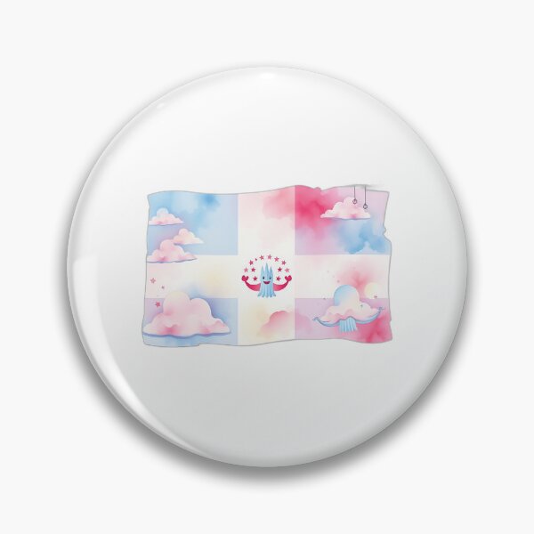Item preview, Quebec Flag in Ethereal Watercolor designed and sold by sharon1210.
