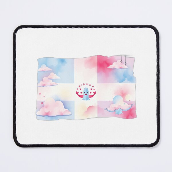 Item preview, Quebec Flag in Ethereal Watercolor designed and sold by sharon1210.