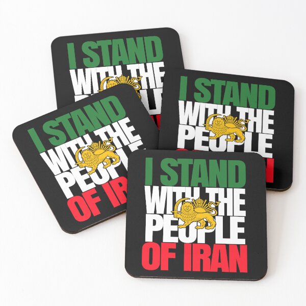 Item preview, I Stand With The People Of Iran Lion Flag Design designed and sold by polygrafix.