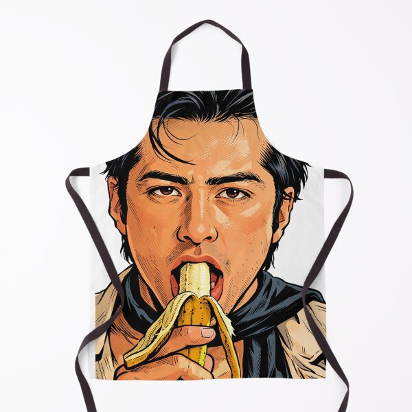 Item preview, Hudson Williams eating a banana (fan art) designed and sold by PopCultureAndStuff.