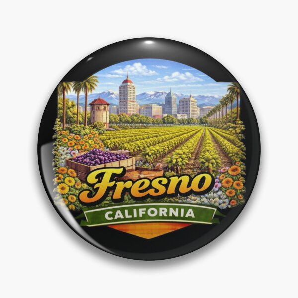 Item preview, Fresno, California - Central Valley designed and sold by Myra365Art.
