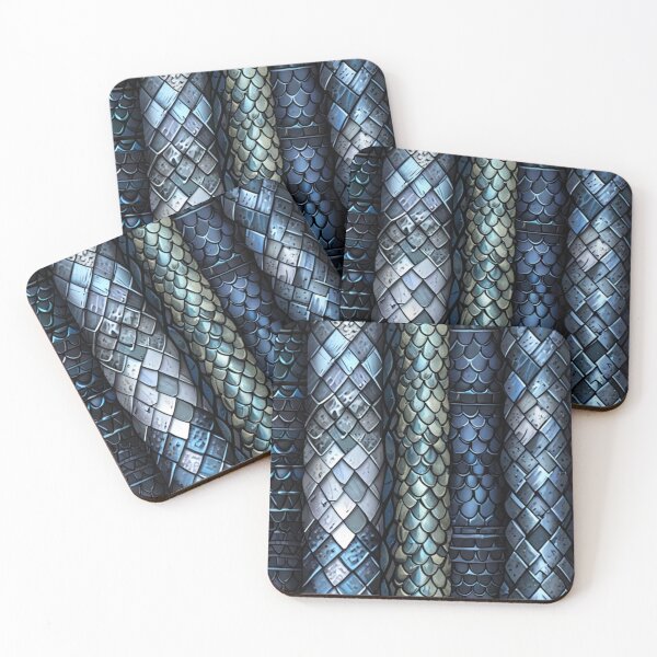 Item preview, Snake Scales Phone Case – Blue  Iridescent Design designed and sold by shlepyart.