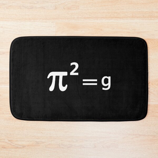 Item preview, Funny Math Joke Pun - Pi Joke pi squared = g Maths Pun Joke  designed and sold by farhanhafeez.