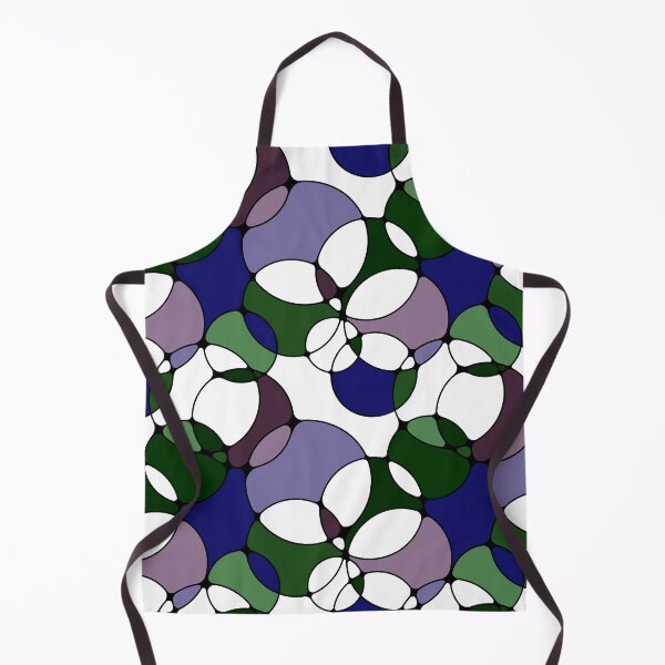 Item preview, Neurographic Joy Abstract Overlapping Shapes Blue Green Purple designed and sold by thecolorbirdie.