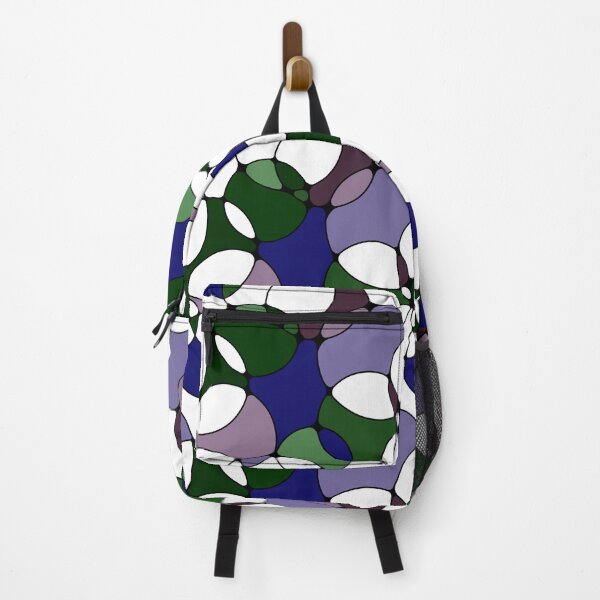 Item preview, Neurographic Joy Abstract Overlapping Shapes Blue Green Purple designed and sold by thecolorbirdie.