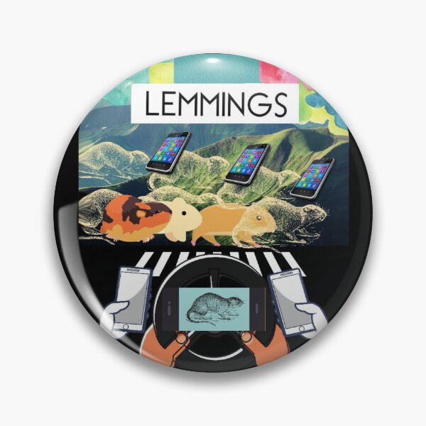 Item preview, Lemmings With Smartphones designed and sold by Flirt-Teez.