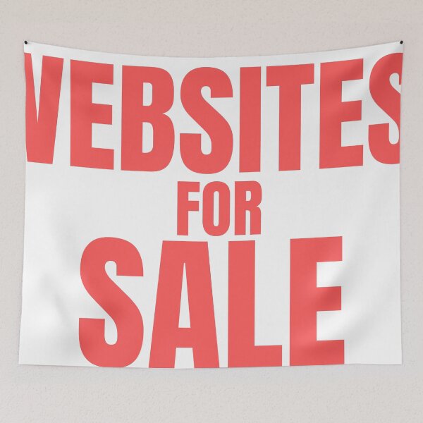 Item preview, RED sell your website , website for sell Sticker designed and sold by AlienTechs.