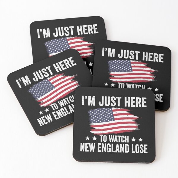 Item preview, I´m Just Here to Watch New England Lose funny designed and sold by Meryem Mamouni.