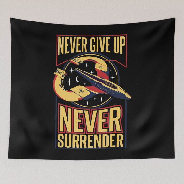 Item preview, Nsea Protector Never Give Up Never Surrender V2 designed and sold by AbdooStore.