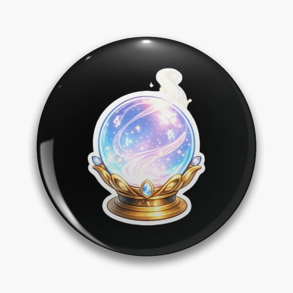 Item preview, Mystical Glowing Crystal Ball Fantasy designed and sold by madanawt0.
