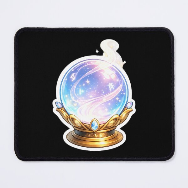 Item preview, Mystical Glowing Crystal Ball Fantasy designed and sold by madanawt0.