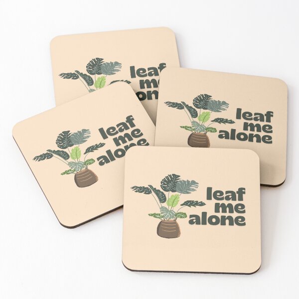 Item preview, Leaf Me Alone Do Not Disturb Plant designed and sold by DesEIgns.